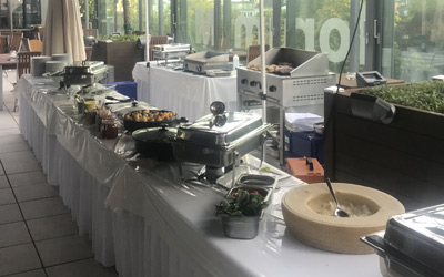 Live Cooking Catering Station